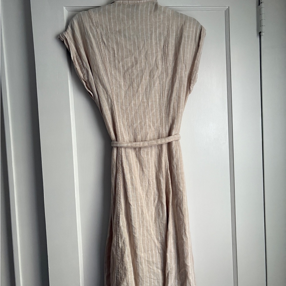 GAP Linen blend midi shirt dress - Picture 8 of 8